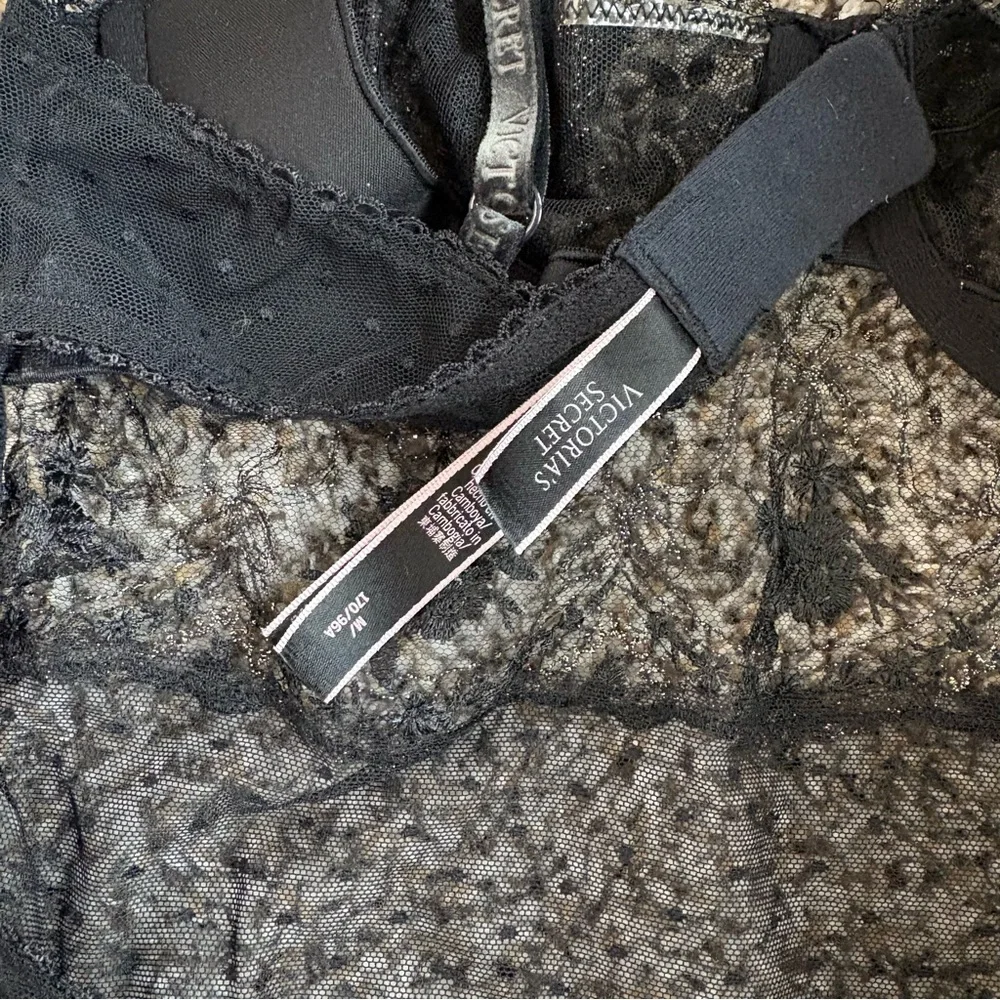 Victoria's Secret Black Lace Lingerie Bodysuit - Medium - Picture 3 of 5